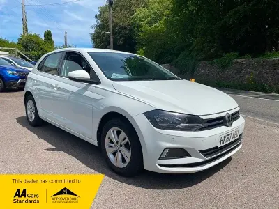 Used VW Polo SE 95 HP (69 kW) 2018 White Hatchback