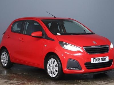 Red Used 2018 Peugeot 108 Active Hatchback | £5,500 (Fair price)