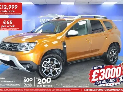 Used Dacia Duster Prestige 115 HP (84 kW) 2021 Orange SUV