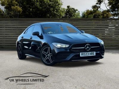 Begagnad Mercedes CLA200 AMG Line Premium 163 HK (119 kW) 2023 Svart Sportkupé