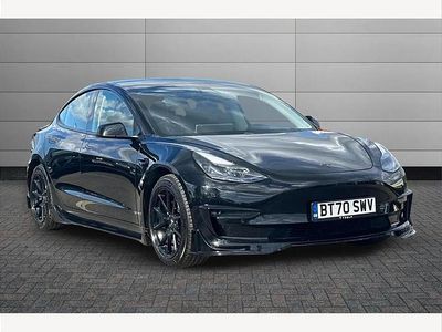 Used Tesla Model 3 Long Range AWD 258 kW (351 HP) 2020 Black Sedan