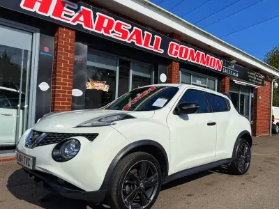 Used Nissan Juke Acenta Premium 116 HP (85 kW) 2014 White SUV