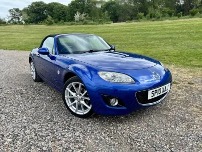Usado Mazda MX5 20th Anniversary 126 CV (92 kW) 2010 Azul Descapotable