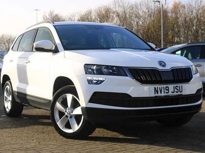 Used Skoda Karoq SE 113 HP (83 kW) 2019 White SUV