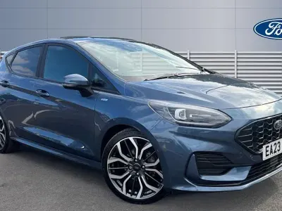 Used Ford Fiesta ST-Line X 125 HP (91 kW) 2023 Blue Hatchback