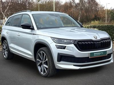 Used Skoda Kodiaq SportLine 150 HP (110 kW) 2022 Brilliant silver metallic SUV