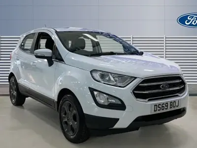 Used Ford Ecosport Zetec 101 HP (74 kW) 2019 White SUV