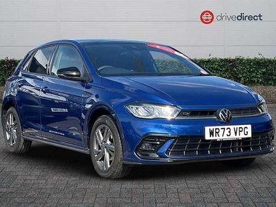 Blue Used 2023 VW Polo R-line Hatchback | £16,800 (Fair price)