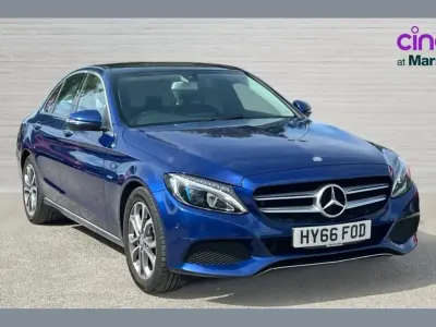 Used Mercedes C350 Premium 293 HP (215 kW) 2016 Blue Sedan
