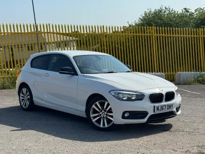 Used BMW 118 Sport Line 136 HP (100 kW) 2017 White Hatchback
