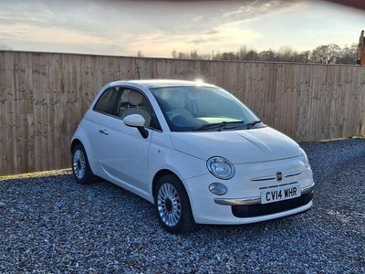 Used Fiat 500 Lounge 2014 White Hatchback