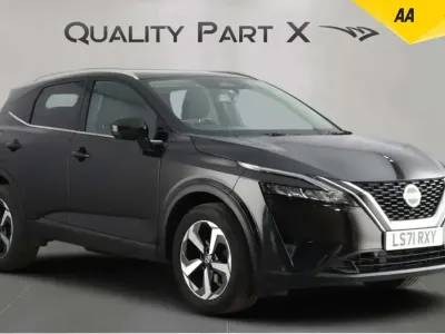 Used Nissan Qashqai N-Connecta 158 HP (116 kW) 2021 Black SUV