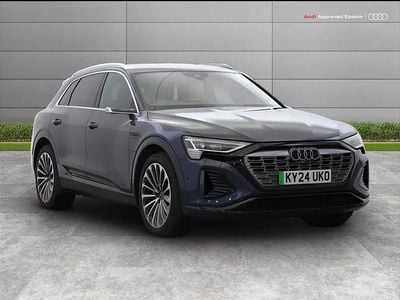 Blue Used 2024 Audi Q8 e-tron S-Line SUV | £46,686 (Expensive)