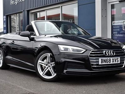 used Audi A5 Cabriolet (2018/68)S Line 2.0 TDI 190PS S Tronic auto 2d