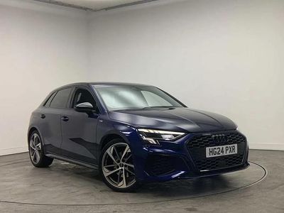 Used Audi A3 Black Edition 147 HP (108 kW) 2024 Blue Hatchback