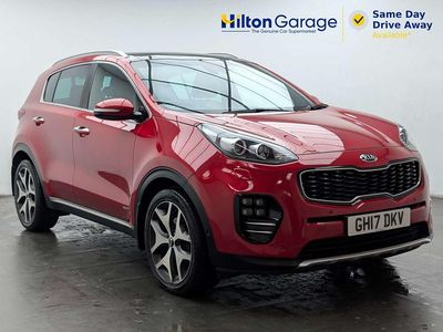 Used Kia Sportage GT-Line S 182 HP (133 kW) 2017 Red SUV