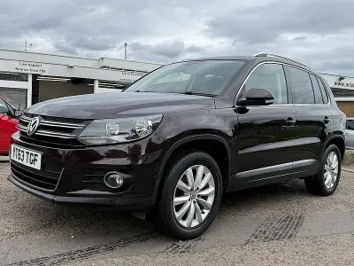 Begagnad VW Tiguan Match 2013 Lila SUV