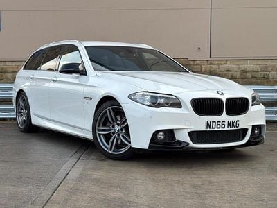 White Used 2016 BMW 520 M Sport Estate | £11,295 (Fair price)