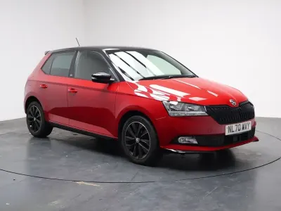 Begagnad Skoda Fabia Monte Carlo 95 HK (69 kW) 2020 Röd Halvkombi