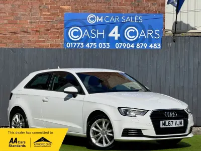 Used Audi A3 2017 White Hatchback