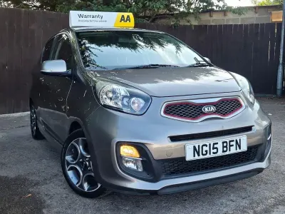 Used Kia Picanto 84 HP (61 kW) 2015 Silver Hatchback