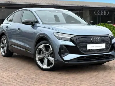 Used Audi Q4 e-tron Black Edition 210 kW (286 HP) 2025 Blue SUV