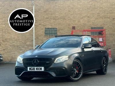 Used Mercedes E63S AMG Premium 2018 Black Sedan