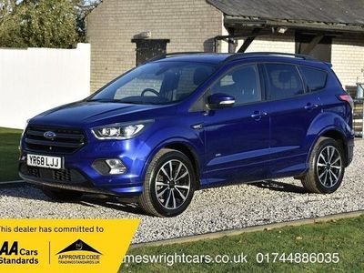 Blue Used 2018 Ford Kuga ST-Line SUV | £11,667 (Fair price)