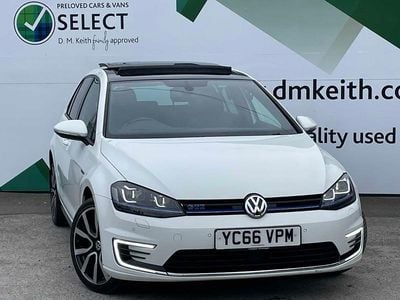 Used VW Golf VII GTE 204 HP (150 kW) 2016 White Hatchback