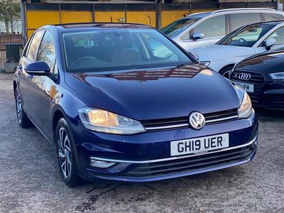 Used VW Golf VII Match 2019 Blue Hatchback