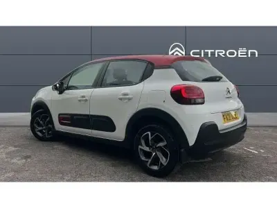 Begagnad Citroën C3 PureTech 83 HK (61 kW) 2021 Vit Halvkombi