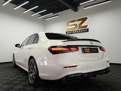 Used Mercedes E300 AMG line 2022 White Sedan