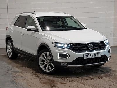 Used VW T-Roc SEL 115 HP (84 kW) 2018 White SUV