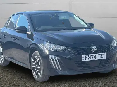 Used Peugeot 208 Allure 101 HP (74 kW) 2025 Black Hatchback
