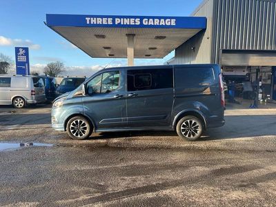 Blue Used 2019 Ford Transit Custom Sport Van | £18,995 (A bit pricey)