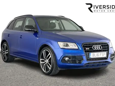 Begagnad Audi Q5 Design 340 HK (250 kW) 2016 Blå SUV