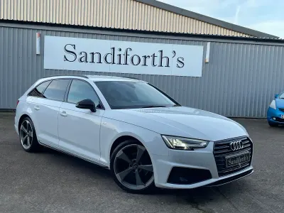Used Audi A4 Black Edition 150 HP (110 kW) 2019 White Estate