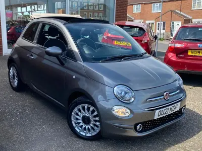 Used Fiat 500C Lounge 70 HP (51 kW) 2021 Grey Cabriolet