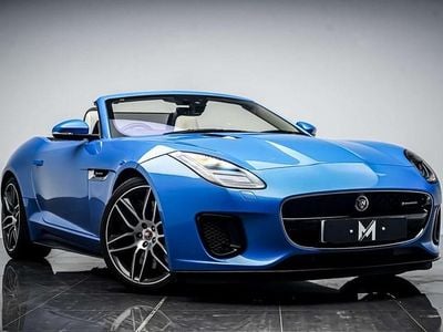 Used Jaguar F-Type R-Dynamic 380 HP (279 kW) 2018 Blue Cabriolet