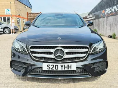 Used Mercedes E200 AMG line 150 HP (110 kW) 2017 Black Sedan