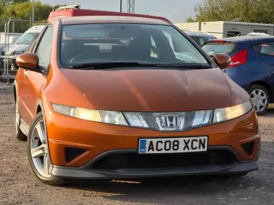 Używany Honda Civic Type S 140 KM (102 kW) 2008 Pomarańczowy Hatchback