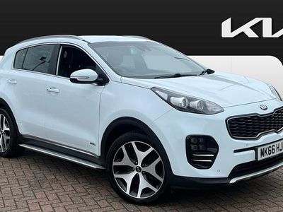 Used Kia Sportage GT-Line 136 HP (100 kW) 2016 White SUV