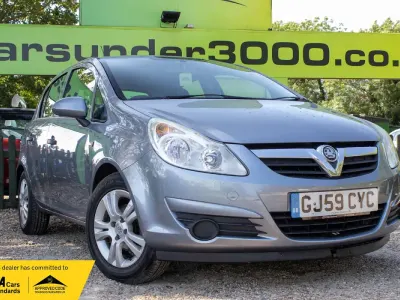 Used Vauxhall Corsa Active 78 HP (57 kW) 2009 Silver Hatchback