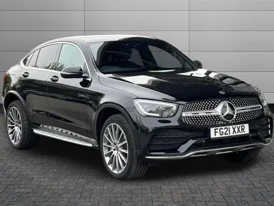 Used Mercedes GLC300e AMG Line Premium 306 HP (225 kW) 2021 Obsidian black SUV
