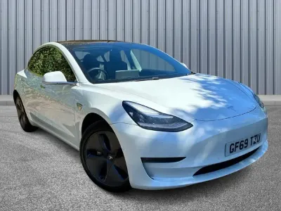 Used Tesla Model 3 Long Range AWD 366 kW (498 HP) 2019 White Sedan