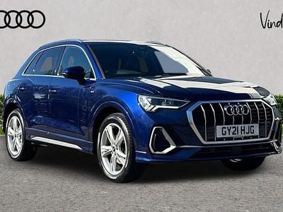 Used Audi Q3 S-Line 150 HP (110 kW) 2021 Blue SUV