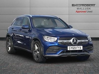 Used Mercedes GLC220 AMG line 194 HP (142 kW) 2019 Blue Estate