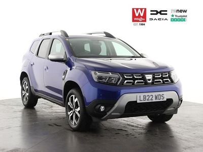Blue Used 2022 Dacia Duster Prestige SUV | £13,099 (Fair price)