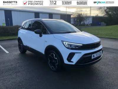 Used Vauxhall Crossland Ultimate 108 HP (79 kW) 2022 White SUV