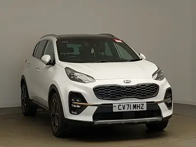 Used Kia Sportage GT-Line S 136 HP (100 kW) 2021 White SUV